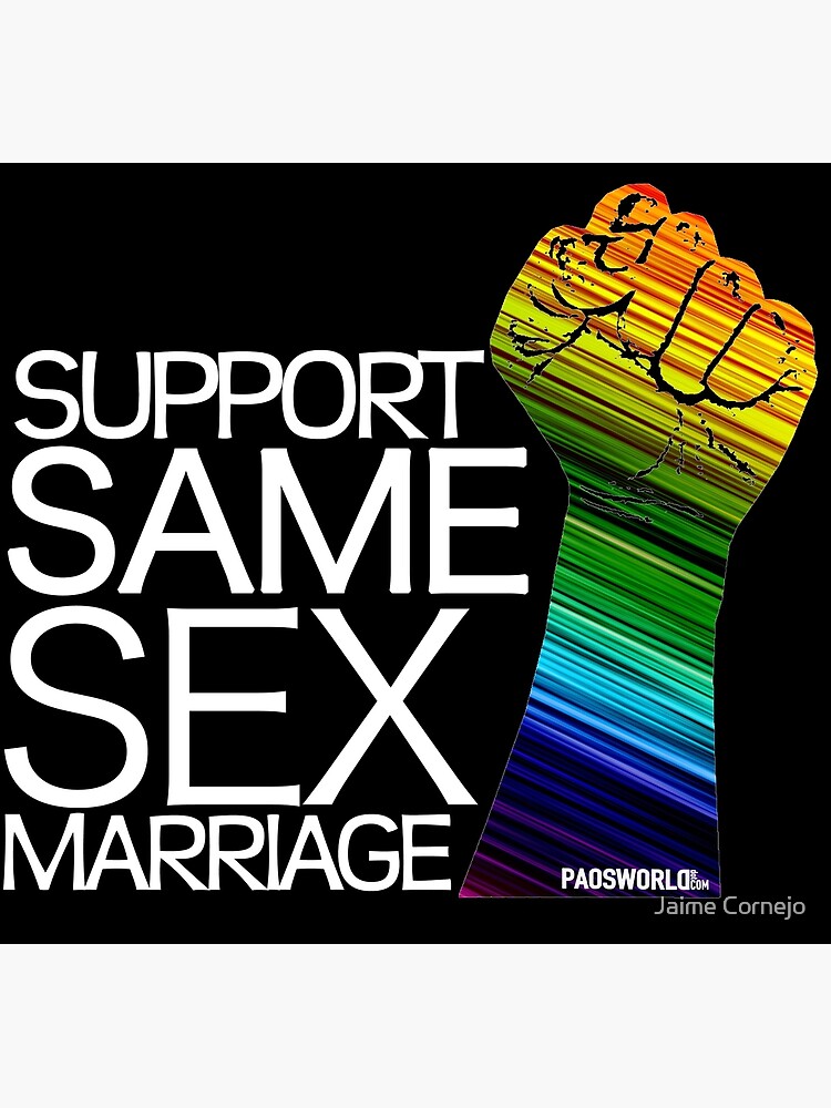Same Sex Marriage Poster For Sale By Yago Redbubble 