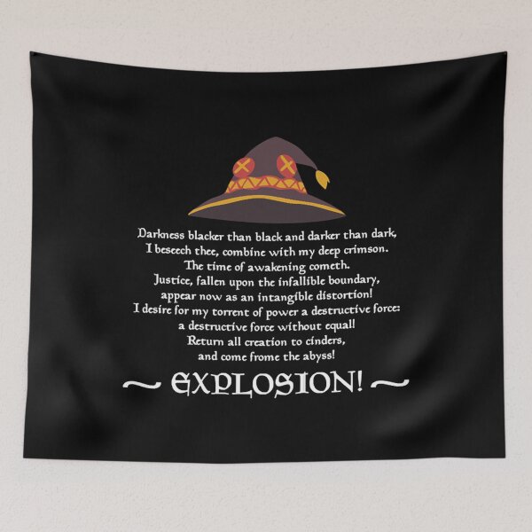 Item preview, Megumin Explosion Chant  Classic . designed and sold by melaunttbiby.