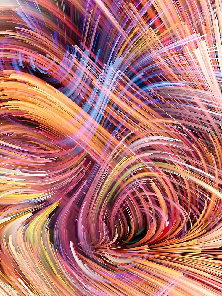 Thumbnail 3 of 3, Scarf, Fibrelights designed and sold by ReesDesigns.