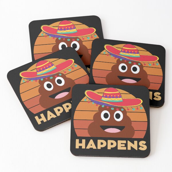 Item preview, Shit Happens | Funny Poop | Mexico Happens designed and sold by mattades.