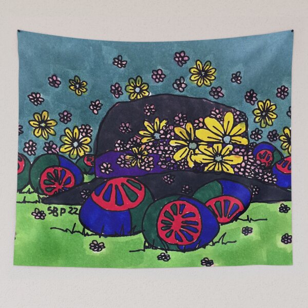 Item preview, hat, eggs, flowers designed and sold by SethBondPerry.