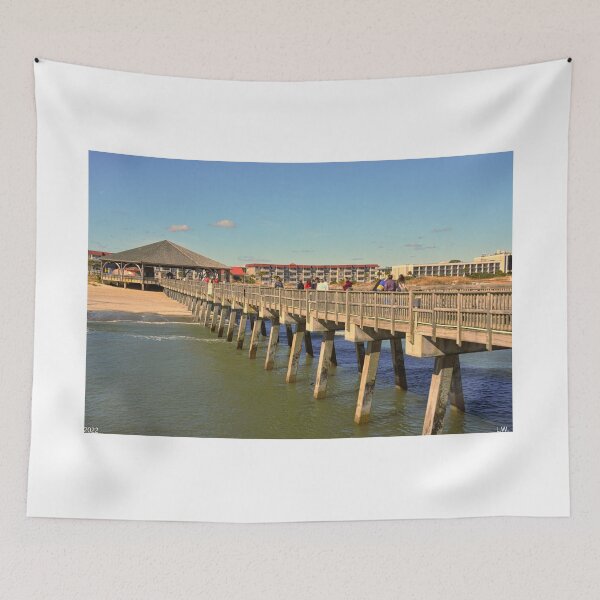 Item preview, Tybee Island Pier Georgia designed and sold by LisaWootenPhoto.
