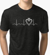 Kingdom Hearts Heartbeat Tri-blend T-Shirt