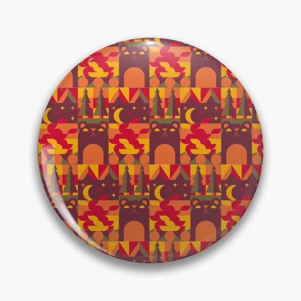 Item preview, Geometric Bonfire Pattern by Tobe Fonseca designed and sold by Tobe Fonseca®.