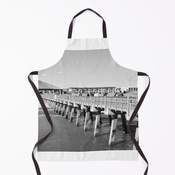Item preview, Tybee Island Pier Georgia Black And White designed and sold by LisaWootenPhoto.
