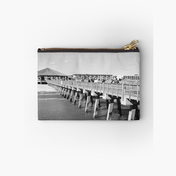 Item preview, Tybee Island Pier Georgia Black And White designed and sold by LisaWootenPhoto.