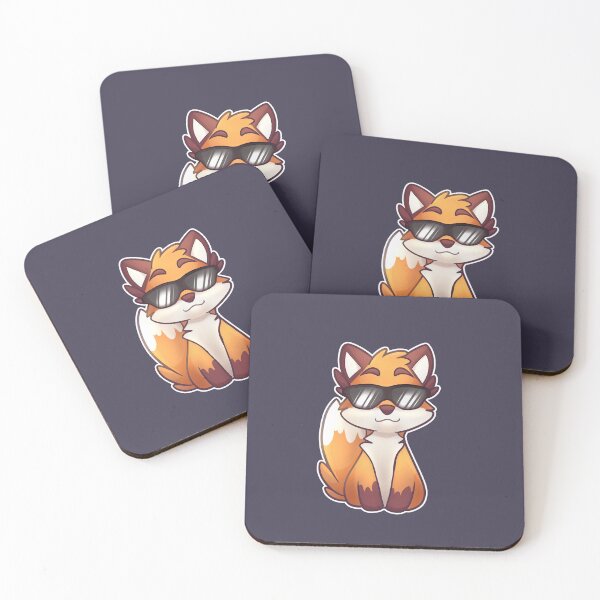 Item preview, Fox with sunglasses - super cool! designed and sold by Nura-Fuks.