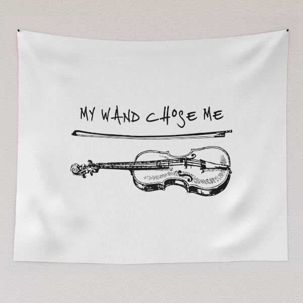 Item preview, My Wand Chose Me Violin White Player designed and sold by ibarrbeat.