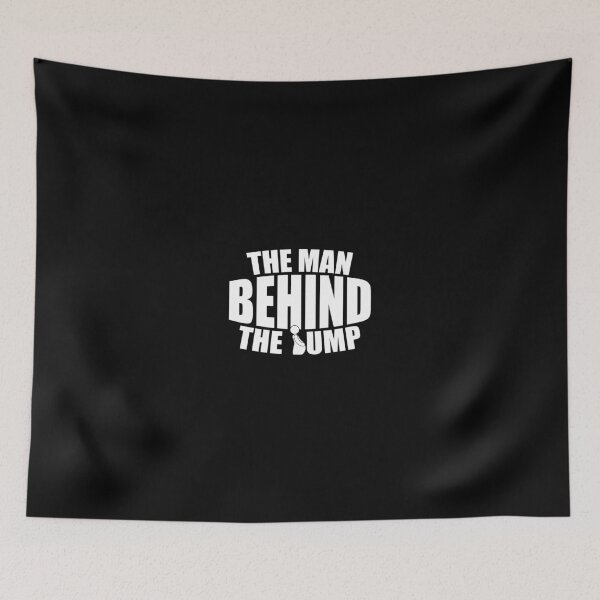 Item preview, Man Behind the Bump Solid White designed and sold by almosthillwood.