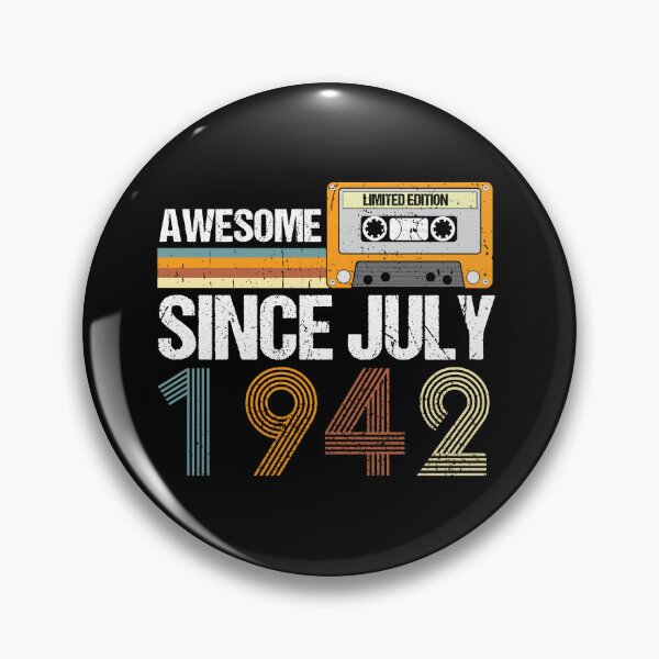 Item preview, Awesome Since July 1942 | 80th birthday | vintage July 1942 designed and sold by AMINE  ★★★★★.