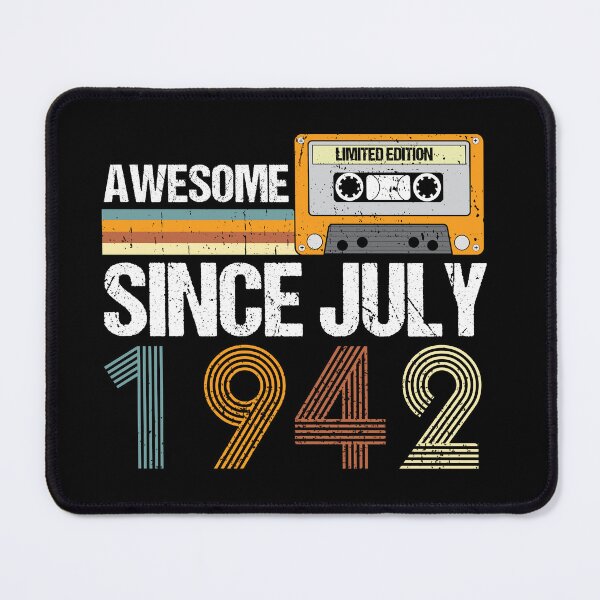 Item preview, Awesome Since July 1942 | 80th birthday | vintage July 1942 designed and sold by AMINE  ★★★★★.