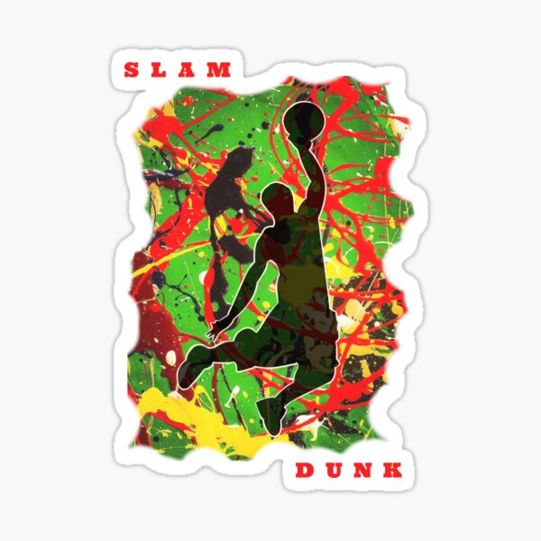 SLAM DUNK BASKETBALL PLAYER Sticker