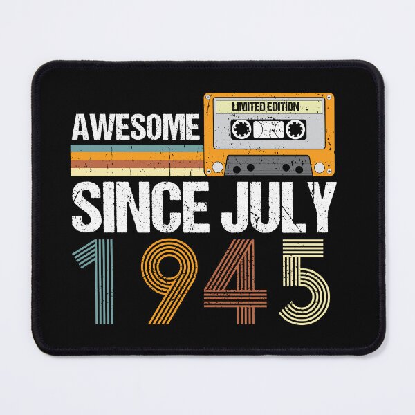 Item preview, Awesome Since July 1945 | 77th birthday | vintage July 1945 designed and sold by AMINE  ★★★★★.