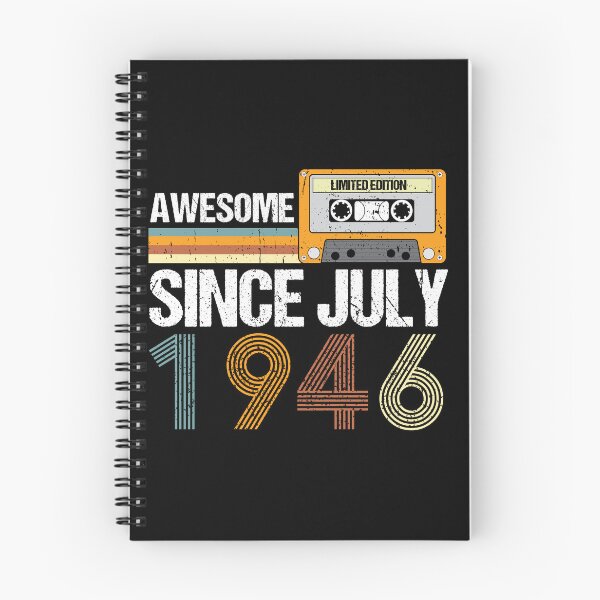 Item preview, Awesome Since July 1946 | 76th birthday | vintage July 1946 designed and sold by AMINE  ★★★★★.