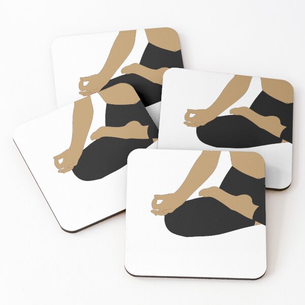 Item preview, Yoga Pose cartoon flat designed and sold by scopeyo.