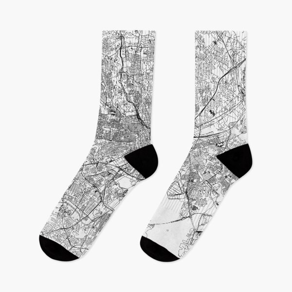 Item preview, Baltimore White Map designed and sold by multiplicitymap.