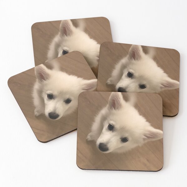 Artikelvorschau, Cute White dog entworfen und verkauft von elaine-gregers.