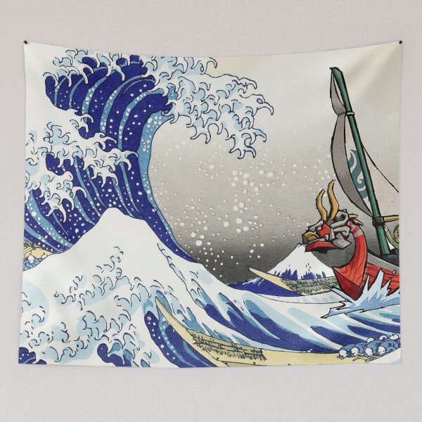 Item preview, Japanese Sailing, Japanese Style, Big Wave, Gaming designed and sold by Thanhtt27.