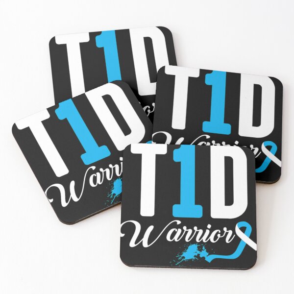 Item preview, t1d diabetes warrior Awareness Blue Ribbon Essential . designed and sold by guiceltsaxe3.