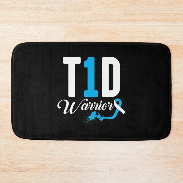 Item preview, t1d diabetes warrior Awareness Blue Ribbon Essential . designed and sold by guiceltsaxe3.