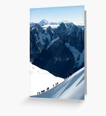Aiguille du Midi Greeting Card