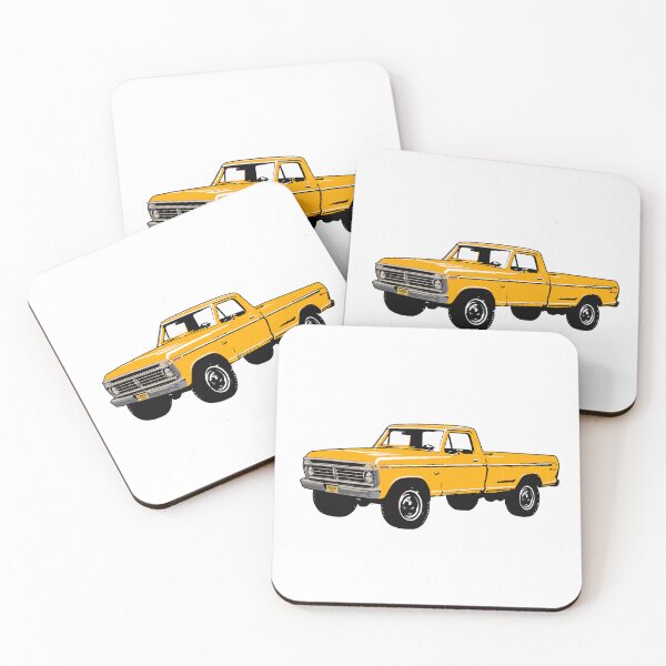 Item preview, School Bus Yellow 70s f Truck designed and sold by CoolRide.