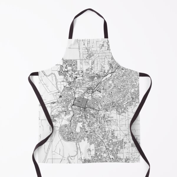 Item preview, Sacramento White Map designed and sold by multiplicitymap.