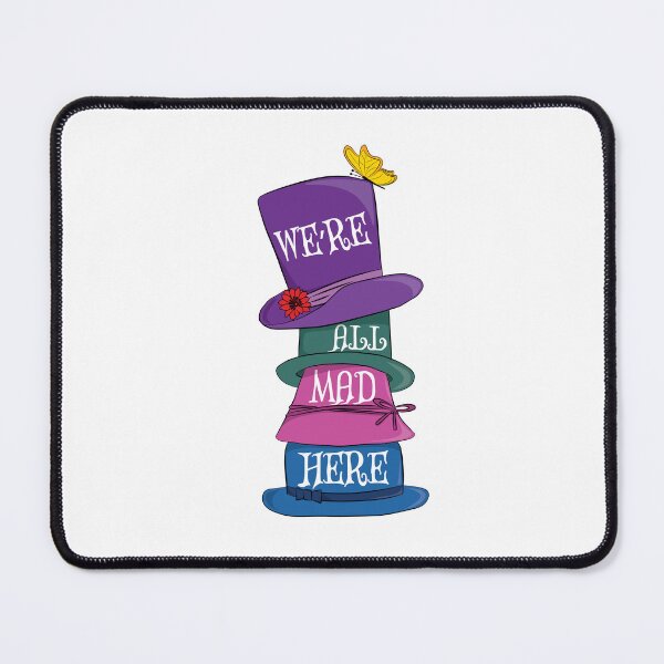 Item preview, Were All Mad Here - Mad Hatter Hats - Alice in Wonderland designed and sold by TheInkElephant.