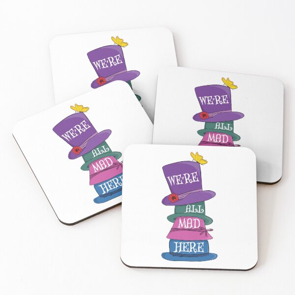 Item preview, Were All Mad Here - Mad Hatter Hats - Alice in Wonderland designed and sold by TheInkElephant.