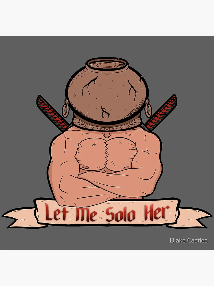 LET ME SOLO HER Jar Head Warrior Tarot Card Poster for Sale by Lakisha's  Design