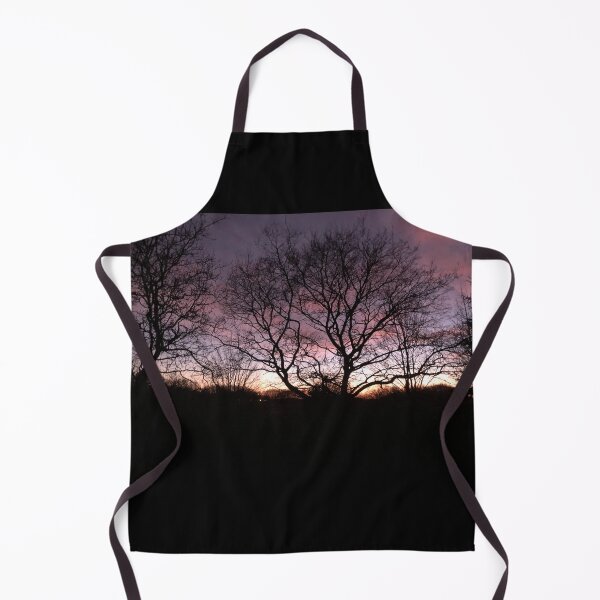 Item preview, Silhouette trees at night designed and sold by elaine-gregers.