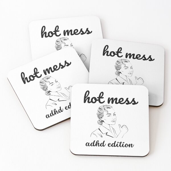 Item preview, ADHD - Hot Mess - ADHD Edition- Option 2 designed and sold by TheBerriesADHD.