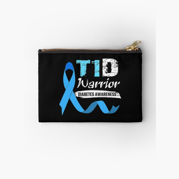 Artikelvorschau, T1D Warrior Typ 1 Diabetes Awareness Blue Ribbon Classic. entworfen und verkauft von guiceltsaxe3.