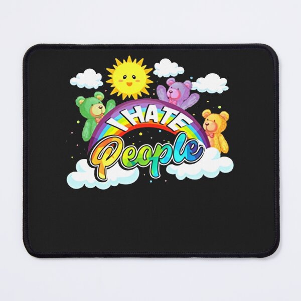 Item preview, Bear Rainbow I Hate People T Shirt-4500 designed and sold by JudithSundstrom.