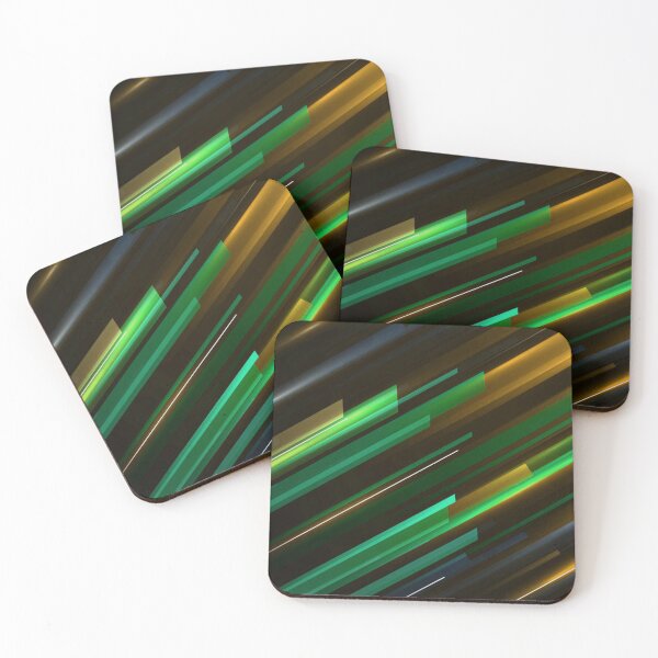 Item preview, Digital Design - Green golden Strips Art designed and sold by Tshirtstory.