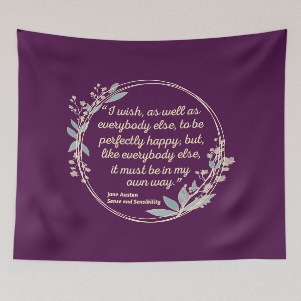 Item preview, Sense And Sensibility Quote III - Cute Style designed and sold by Lemon Pepper.