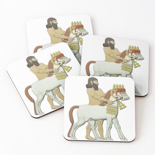 Item preview, Bearded Man Driving Four Horses designed and sold by amuseXpress.