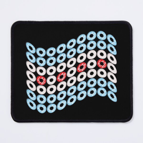 Item preview, Windy city of Chicago on donuts flag designed and sold by Donutlovers.