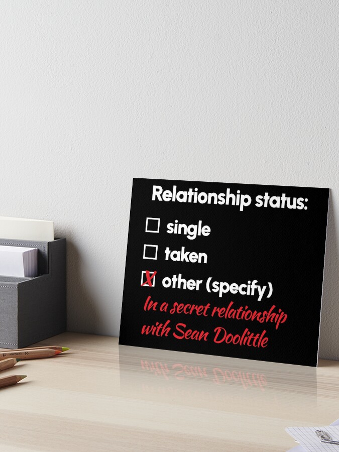 Sean Doolittle - Relationship 2 Art Board Print by 2Girls1Shirt