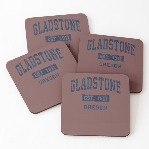 Item preview, Gladstone Oregon OR Vintage Sports Established Navy Design T-Shirt designed and sold by hamnfxd.