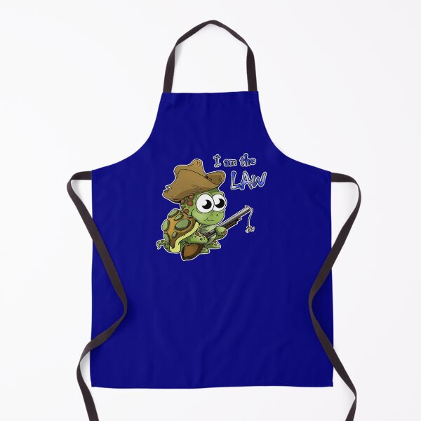 Item preview, Cartoon Little Cowboy Turtle: I am the Law designed and sold by iduzarts.