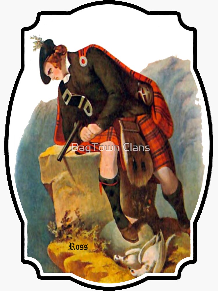 "Clan Ross" Sticker for Sale by ljrigby Redbubble