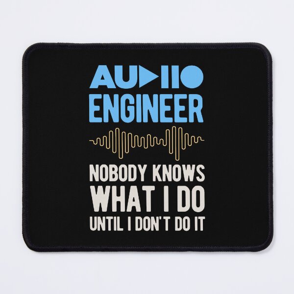 Item preview, Funny Audio Engineer designed and sold by artworkbyrihen.