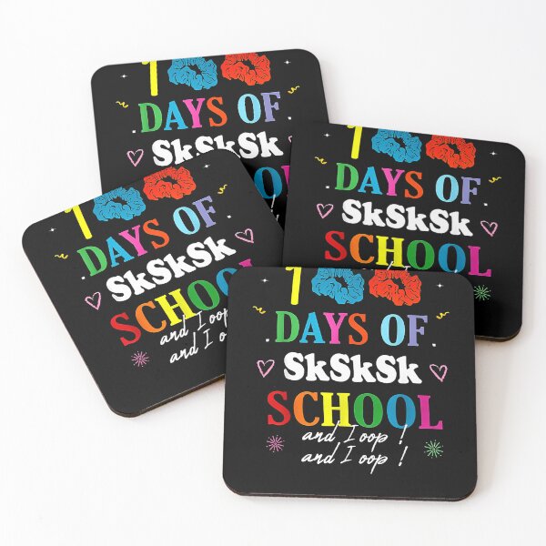 Item preview, 100 Days of SkSkSk School and I OOP Scrunchie Girls Meme T-Shirt designed and sold by DettlaffOma.