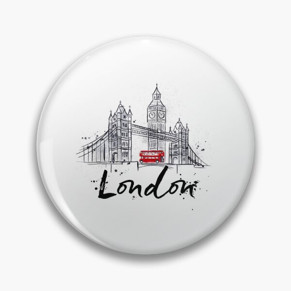 Item preview, England London City Vintage Gift Souvenir designed and sold by tamara-art.