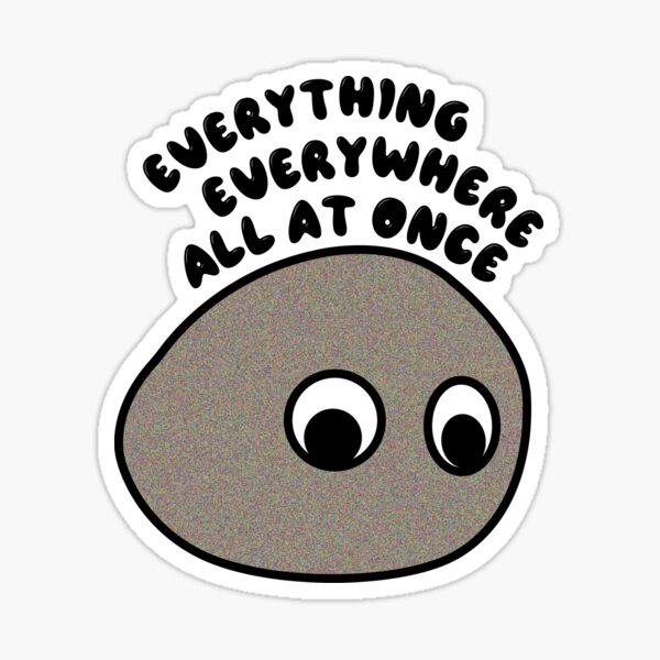 Item preview, Everything Everywhere All at Once Cute Rock designed and sold by yolaenijia.