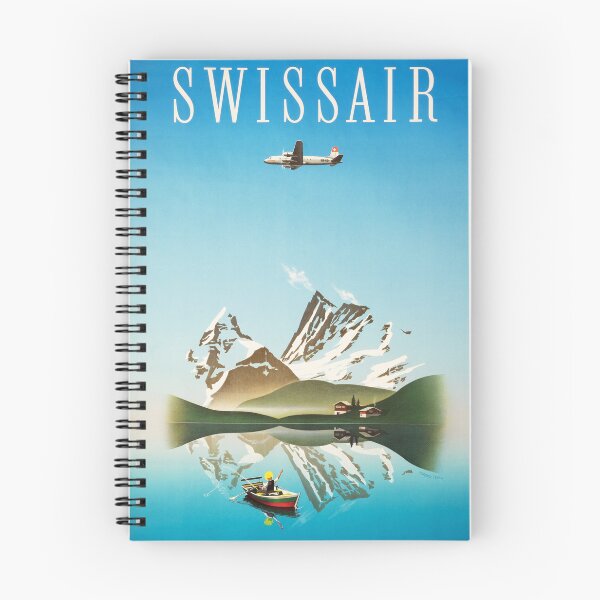 Item preview, Switzerland SWISS Airlines Tourism Travel Advertisement Art Poster designed and sold by retroposters.