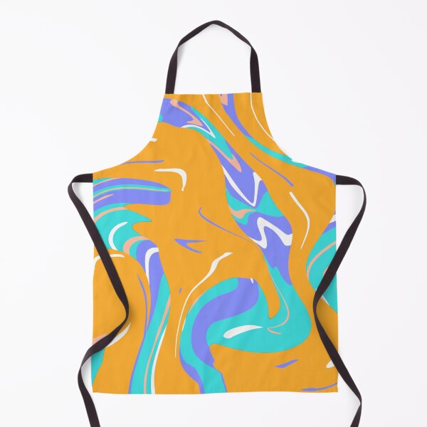 Item preview, Abstract Vibrant Blue, Purple, and Orange Liquid Art designed and sold by quinellie.