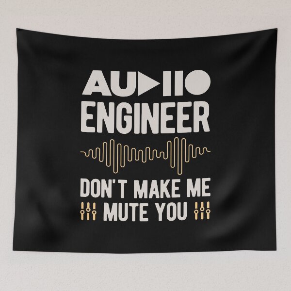Item preview, Funny Audio Engineer designed and sold by artworkbyrihen.