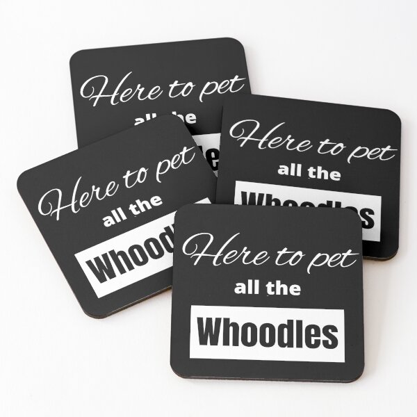 Item preview, Here To Pet All The Whoodles - Doodledog Gifts - Doodlemixes designed and sold by epicthoughts.